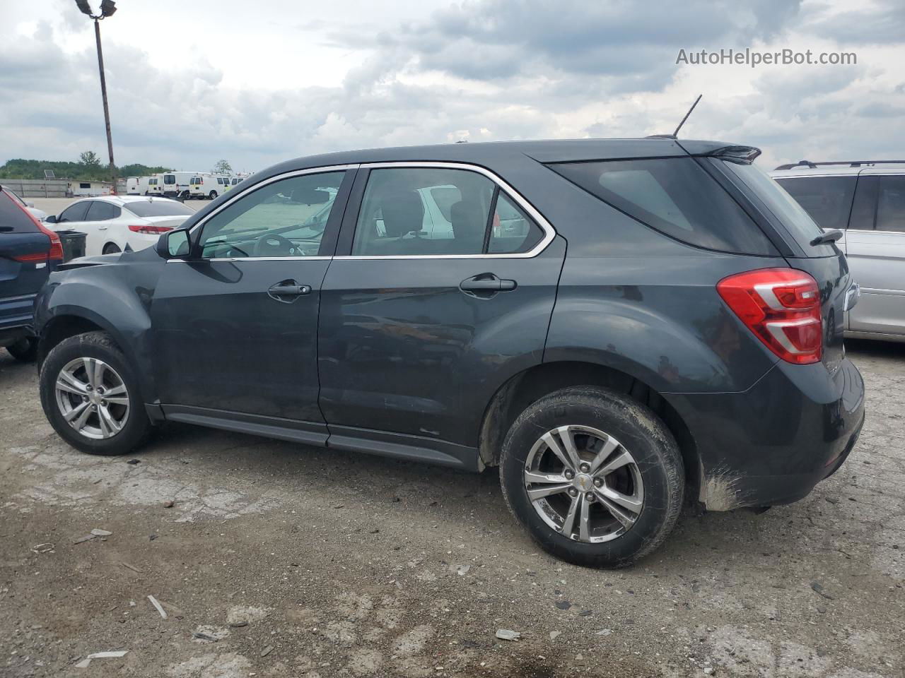 2017 Chevrolet Equinox Ls Gray vin: 2GNALBEK4H1598540