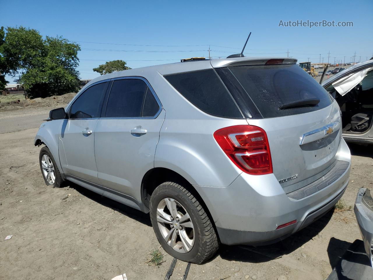 2017 Chevrolet Equinox Ls Silver vin: 2GNALBEK4H1609875