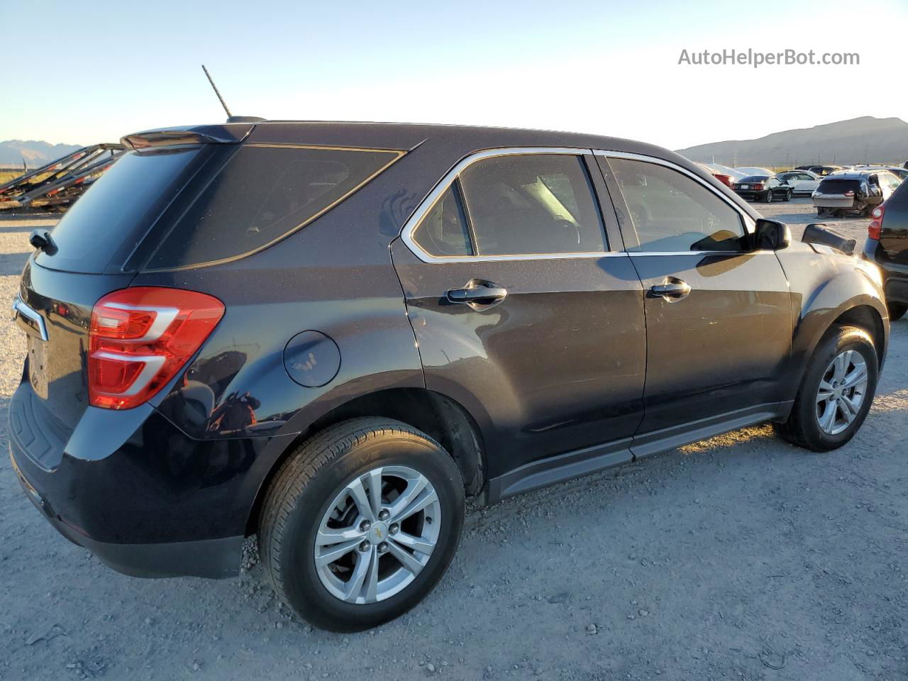 2017 Chevrolet Equinox Ls Blue vin: 2GNALBEK4H6102591