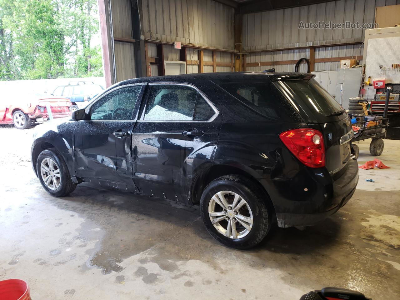 2012 Chevrolet Equinox Ls Black vin: 2GNALBEK5C1127991