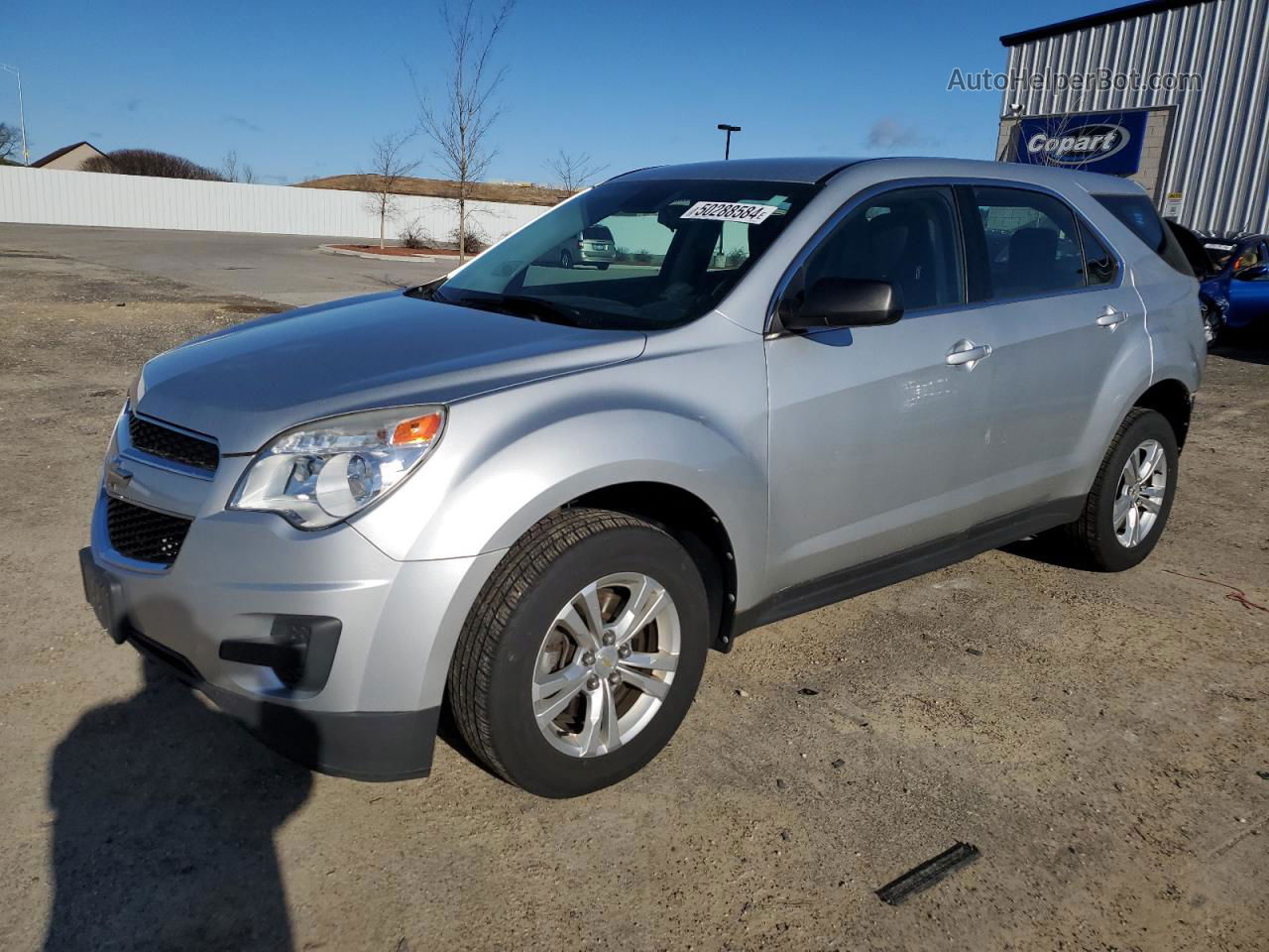 2012 Chevrolet Equinox Ls Серебряный vin: 2GNALBEK5C1203399