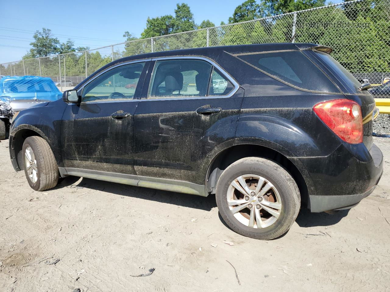 2012 Chevrolet Equinox Ls Black vin: 2GNALBEK5C1235575