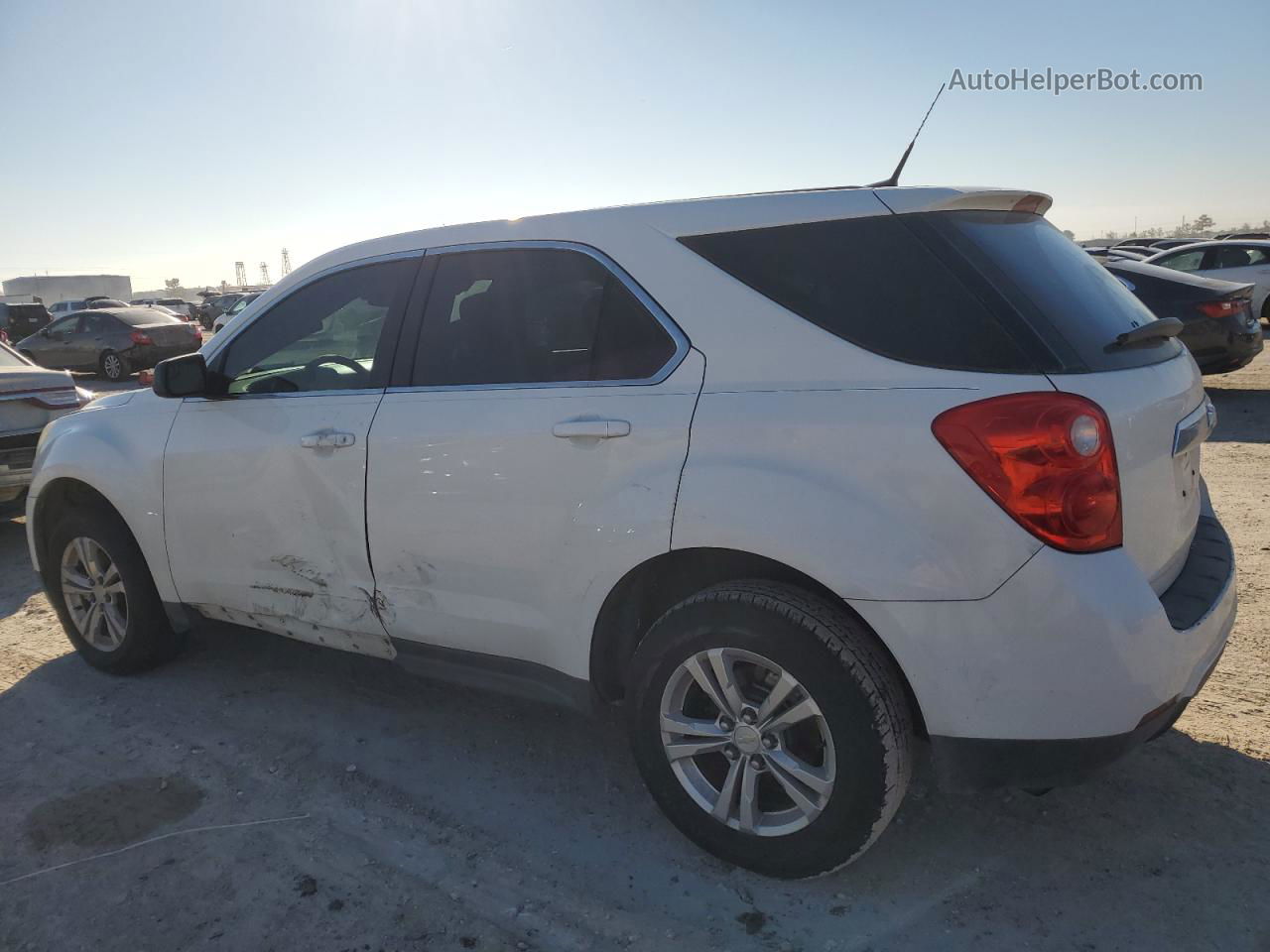 2012 Chevrolet Equinox Ls White vin: 2GNALBEK5C6330737