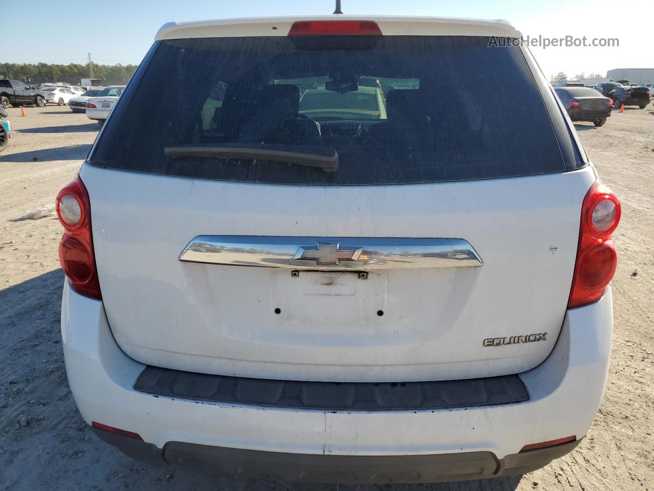 2012 Chevrolet Equinox Ls White vin: 2GNALBEK5C6330737