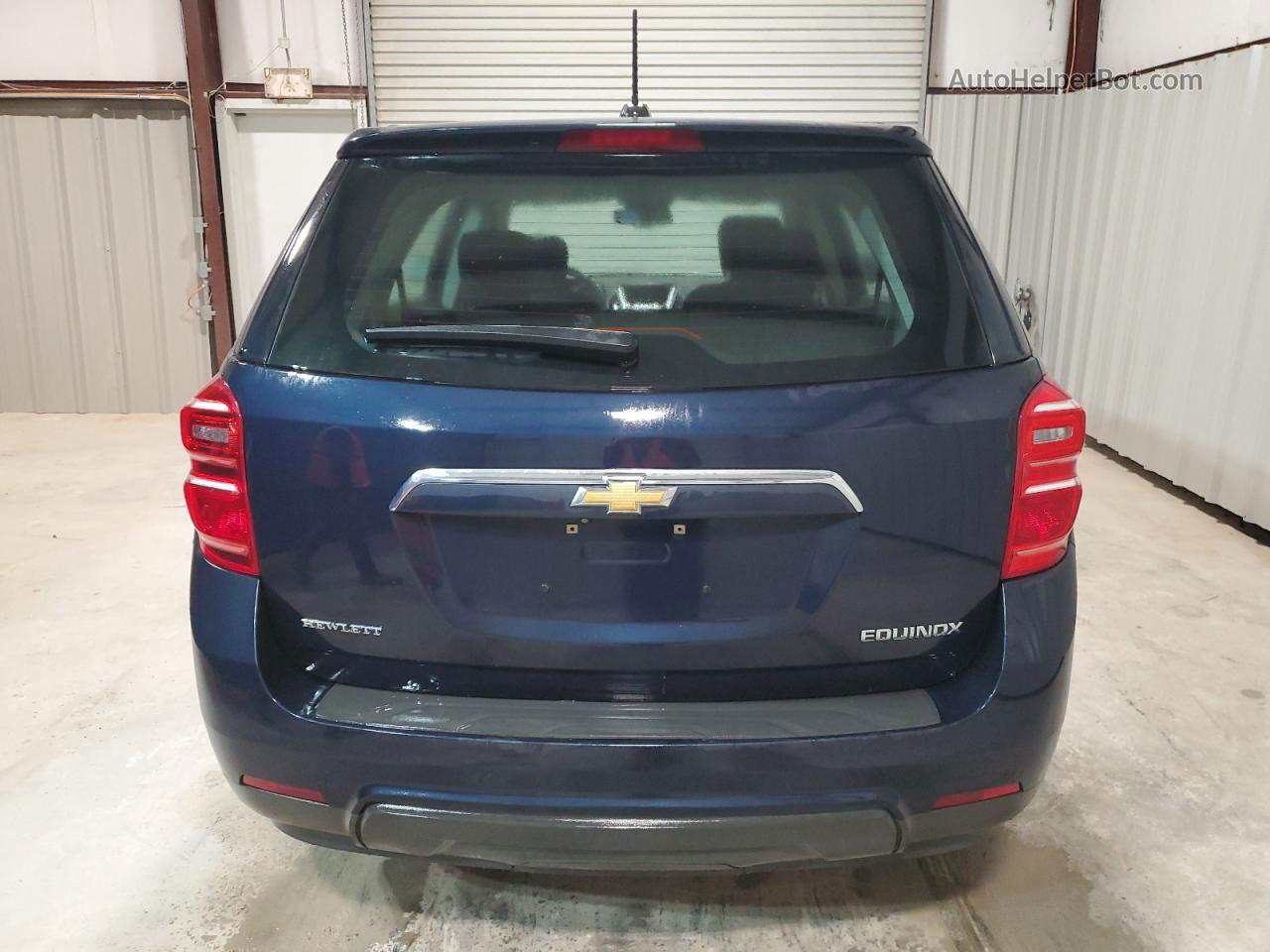 2016 Chevrolet Equinox Ls Blue vin: 2GNALBEK5G1131786