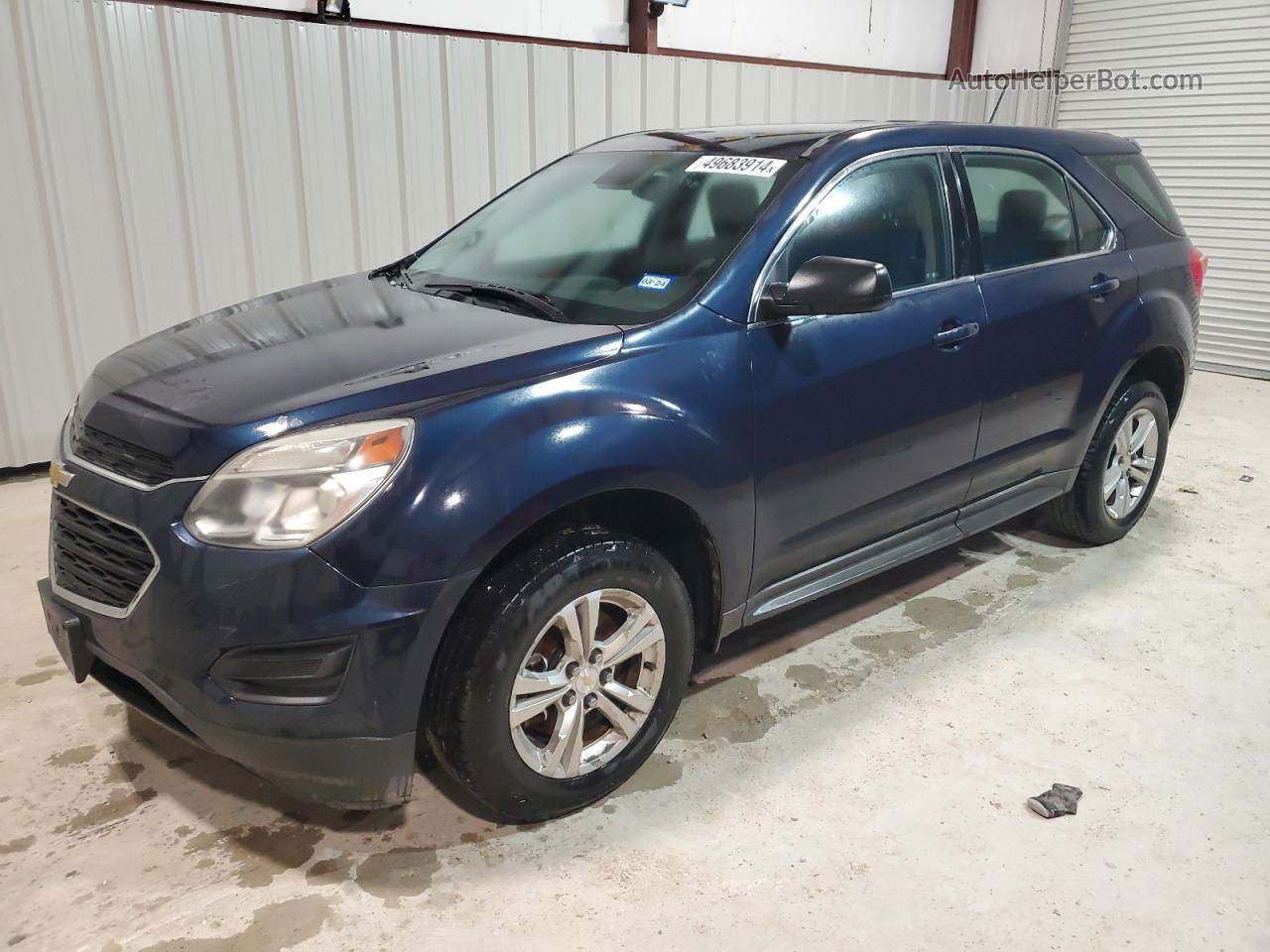 2016 Chevrolet Equinox Ls Blue vin: 2GNALBEK5G1131786