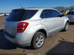 2016 Chevrolet Equinox Ls Silver vin: 2GNALBEK5G1170457