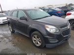 2016 Chevrolet Equinox Ls Gray vin: 2GNALBEK5G6214847