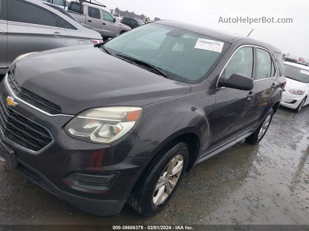 2016 Chevrolet Equinox Ls Gray vin: 2GNALBEK5G6214847