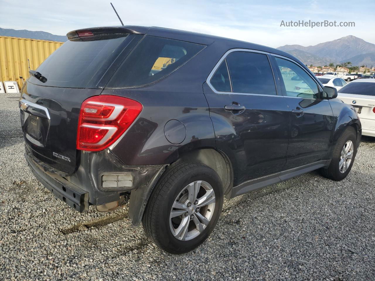 2016 Chevrolet Equinox Ls Gray vin: 2GNALBEK5G6256774