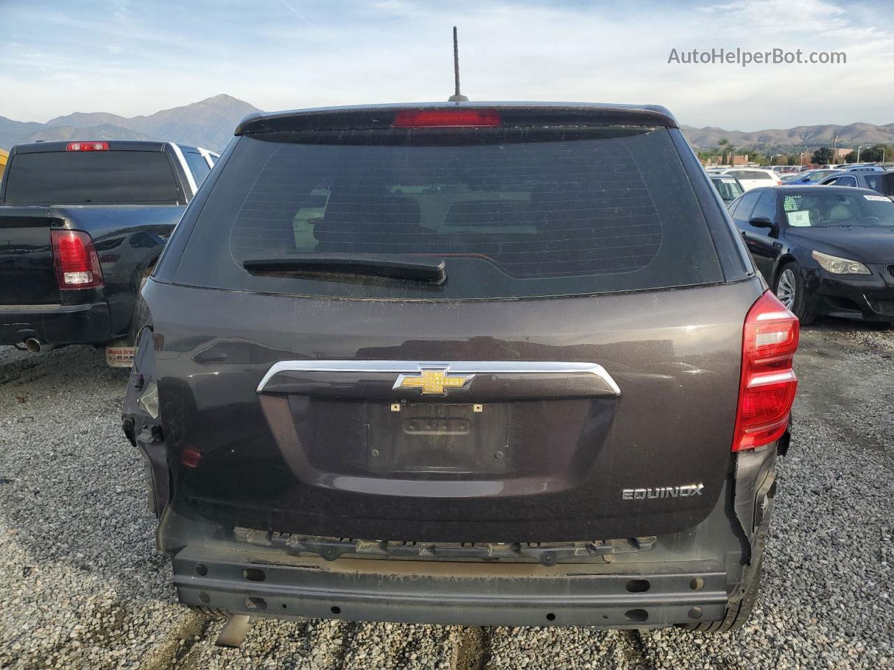 2016 Chevrolet Equinox Ls Gray vin: 2GNALBEK5G6256774