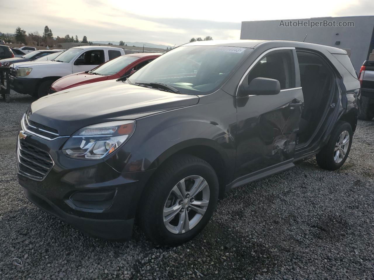 2016 Chevrolet Equinox Ls Серый vin: 2GNALBEK5G6256774