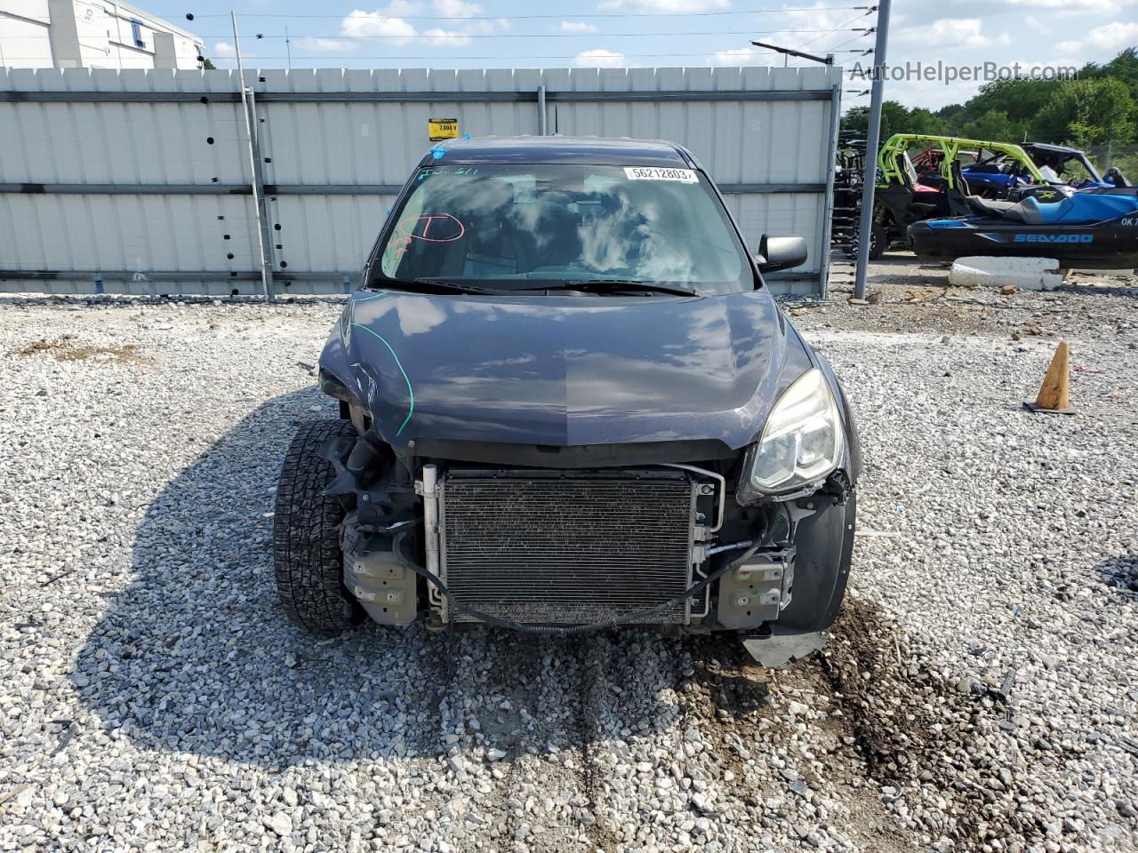 2016 Chevrolet Equinox Ls Black vin: 2GNALBEK5G6327018