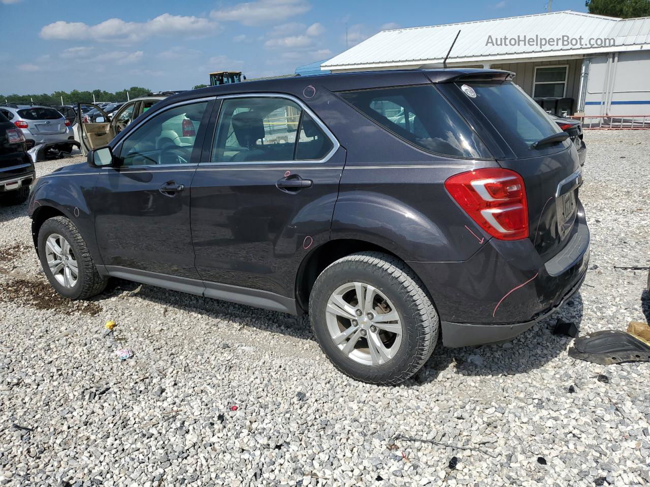 2016 Chevrolet Equinox Ls Black vin: 2GNALBEK5G6327018