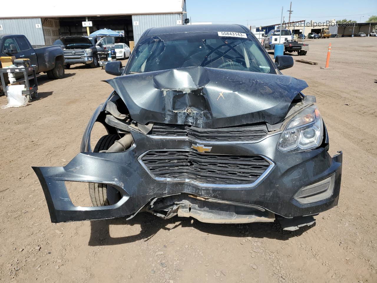 2017 Chevrolet Equinox Ls Charcoal vin: 2GNALBEK5H1511888