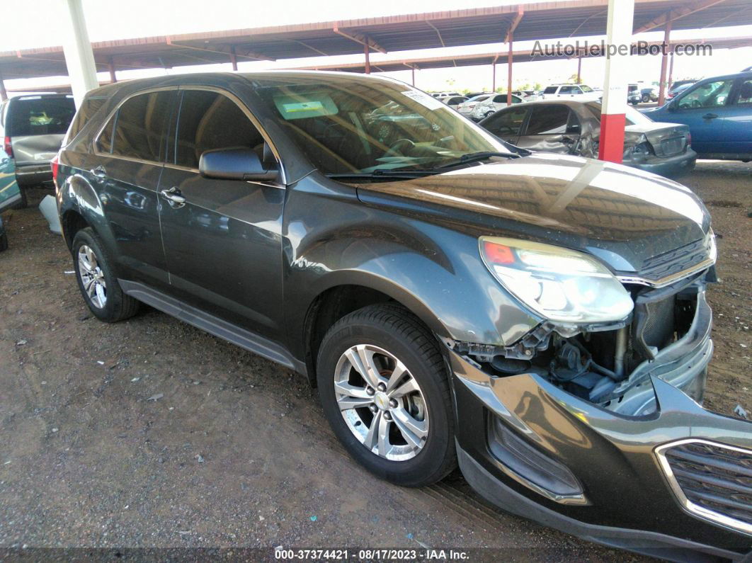 2017 Chevrolet Equinox Ls Gray vin: 2GNALBEK5H1524110