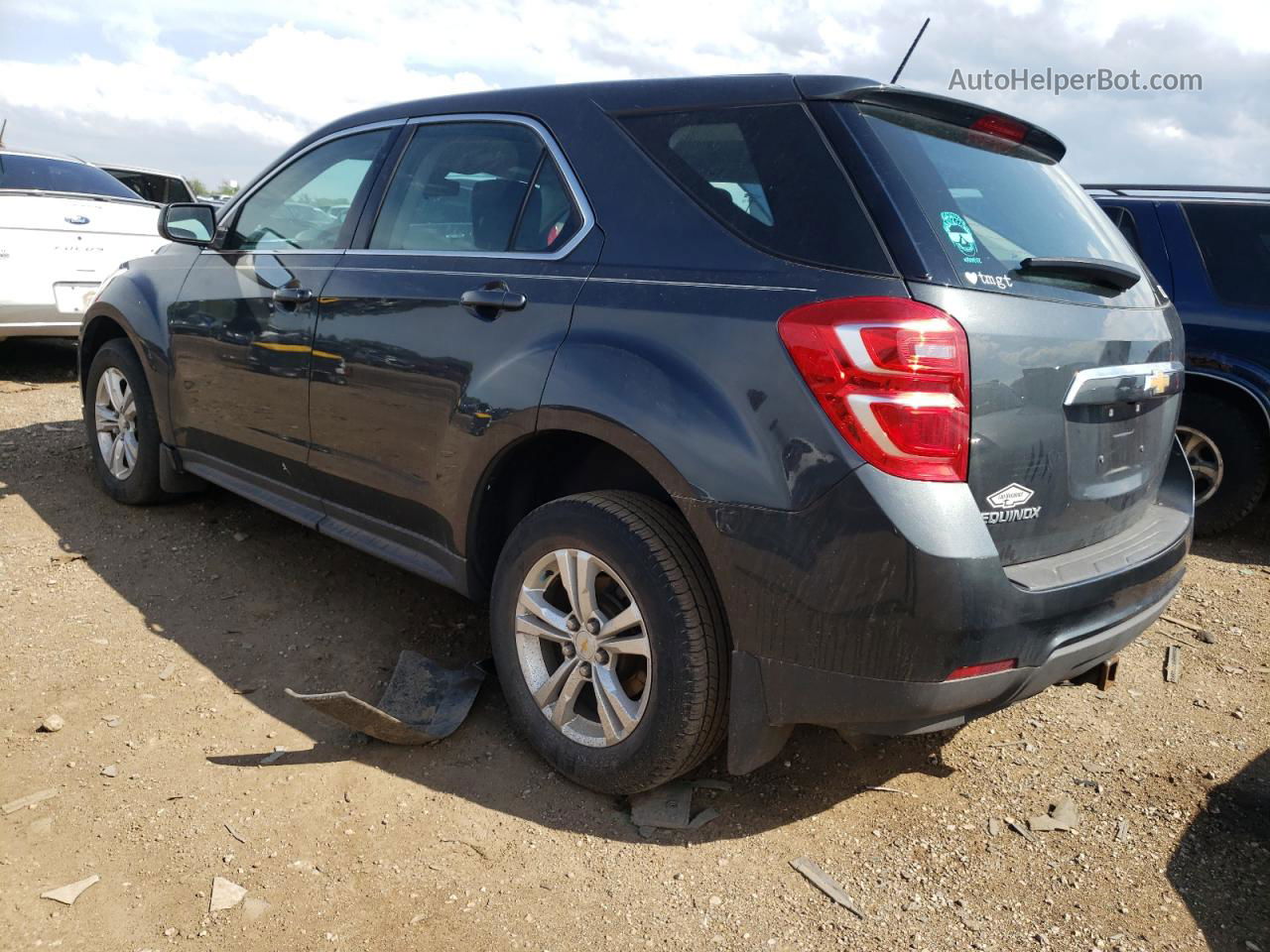 2017 Chevrolet Equinox Ls Серый vin: 2GNALBEK5H1552716