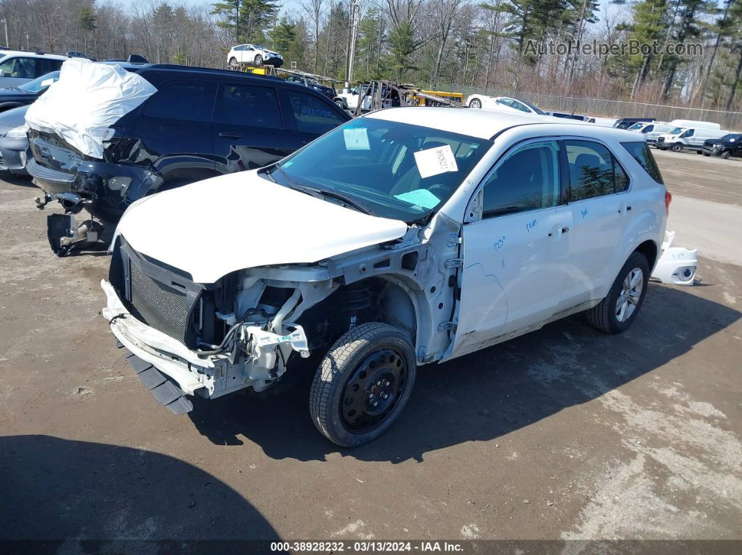 2012 Chevrolet Equinox Ls White vin: 2GNALBEK6C1337676