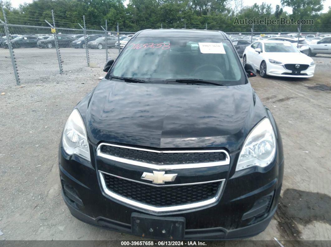 2012 Chevrolet Equinox Ls Black vin: 2GNALBEK6C6230792