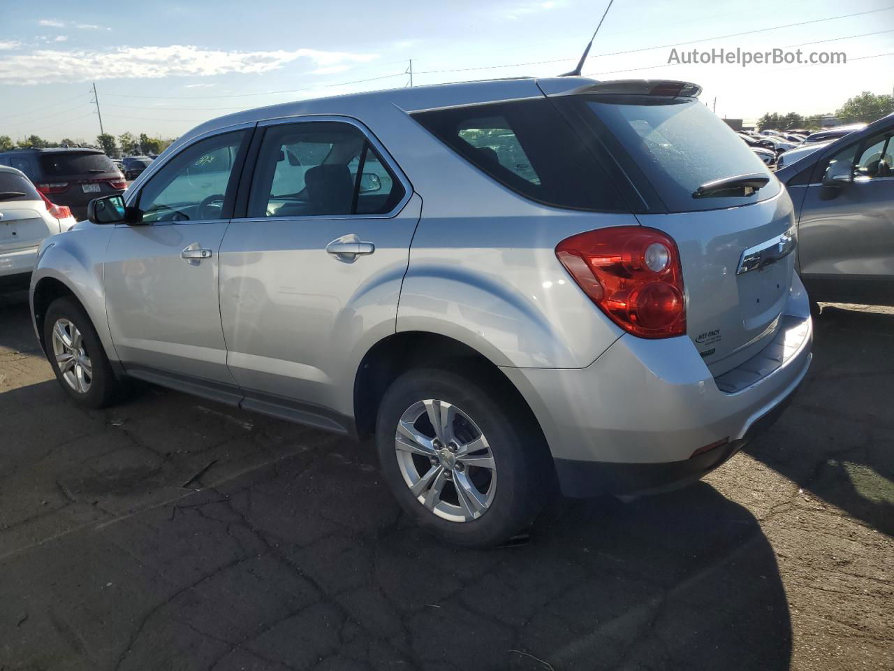 2012 Chevrolet Equinox Ls Silver vin: 2GNALBEK6C6256549