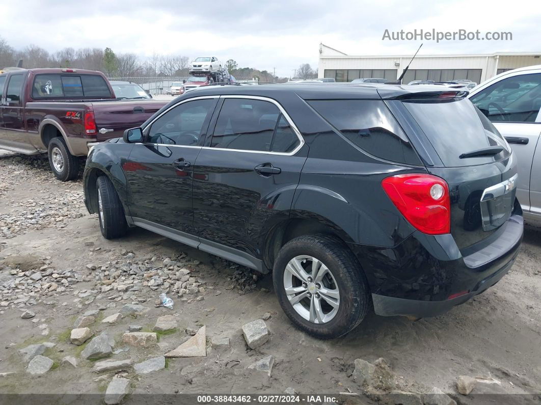 2012 Chevrolet Equinox Ls Black vin: 2GNALBEK6C6333761