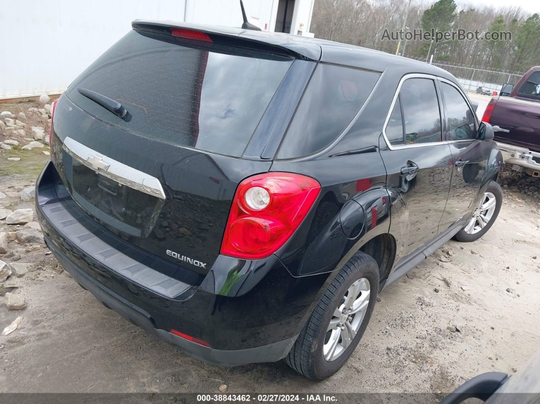 2012 Chevrolet Equinox Ls Black vin: 2GNALBEK6C6333761