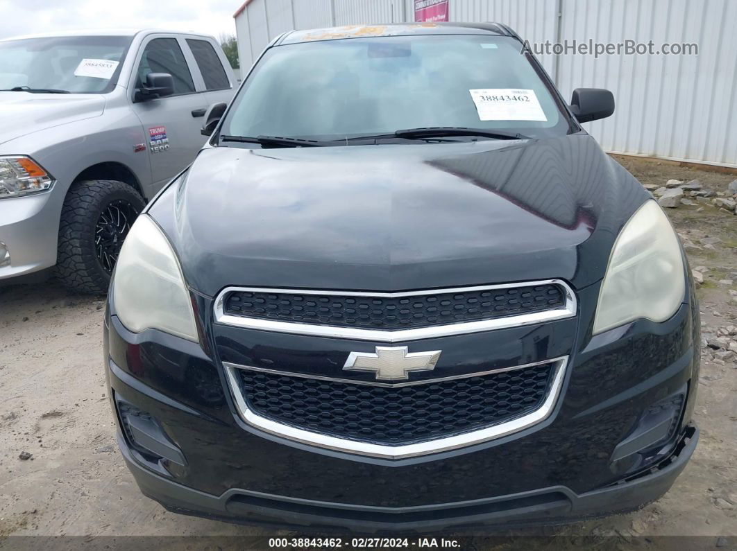 2012 Chevrolet Equinox Ls Black vin: 2GNALBEK6C6333761