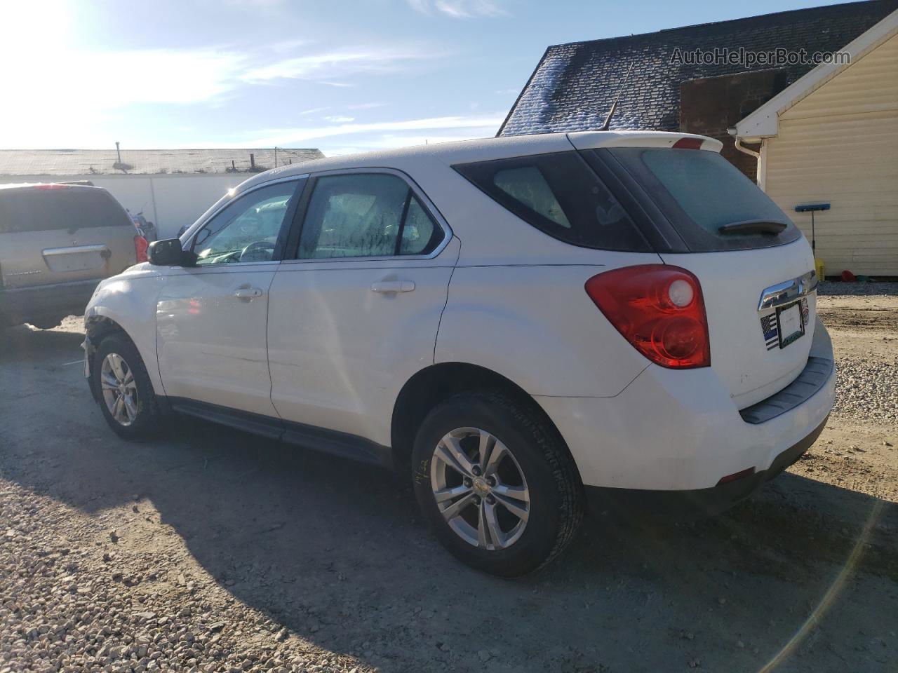 2012 Chevrolet Equinox Ls White vin: 2GNALBEK6C6369790