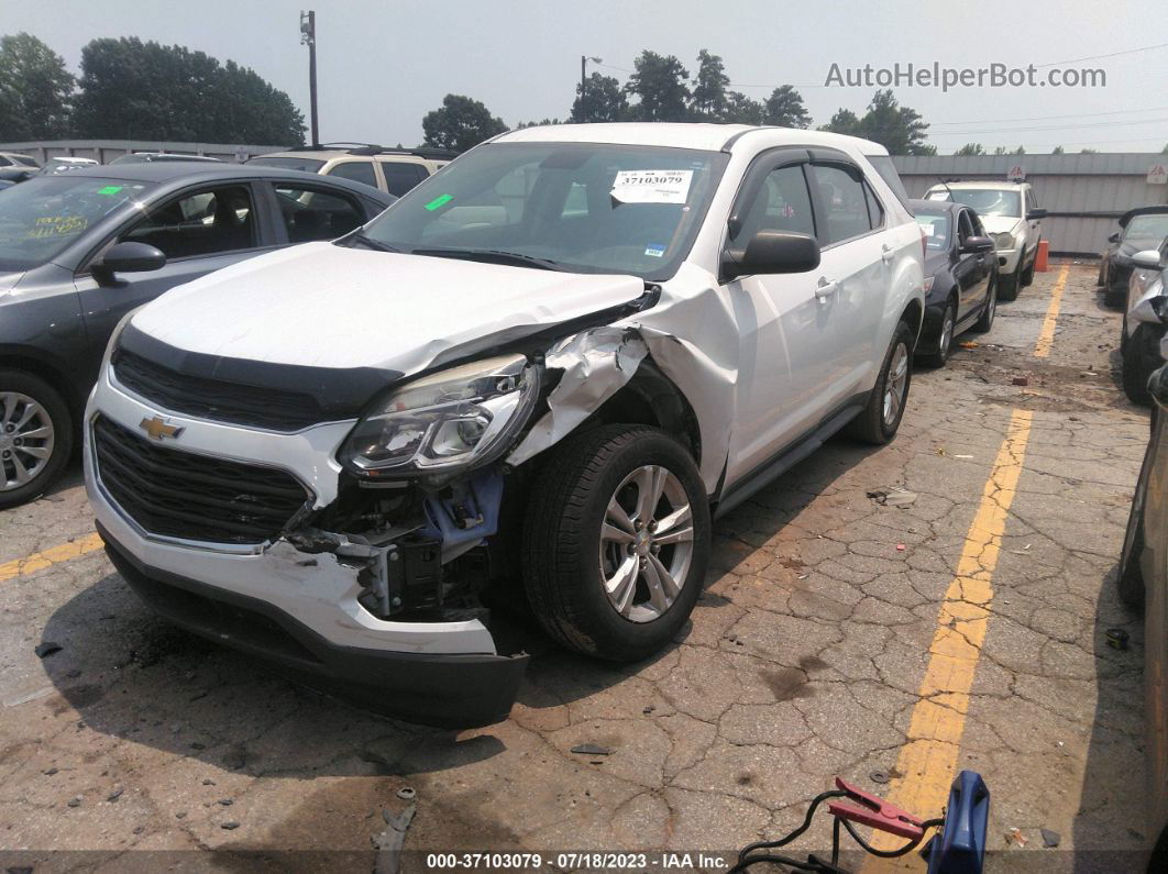 2016 Chevrolet Equinox Ls Белый vin: 2GNALBEK6G1150914