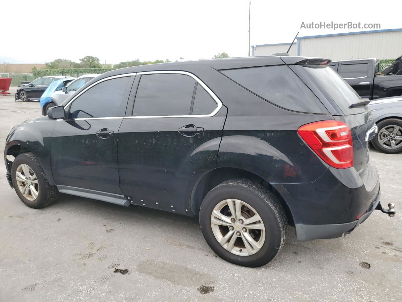 2017 Chevrolet Equinox Ls Black vin: 2GNALBEK6H1517442