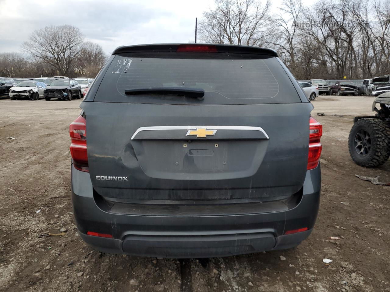 2017 Chevrolet Equinox Ls Серый vin: 2GNALBEK6H1530384