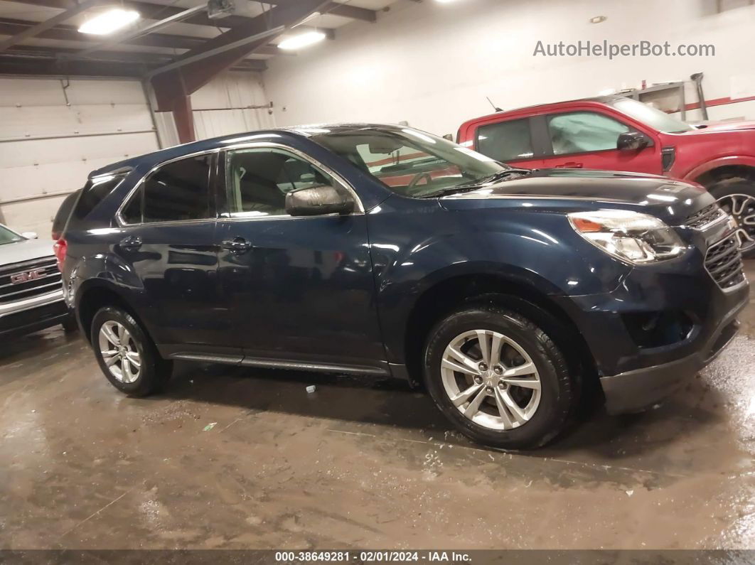 2017 Chevrolet Equinox Ls Blue vin: 2GNALBEK6H1533267