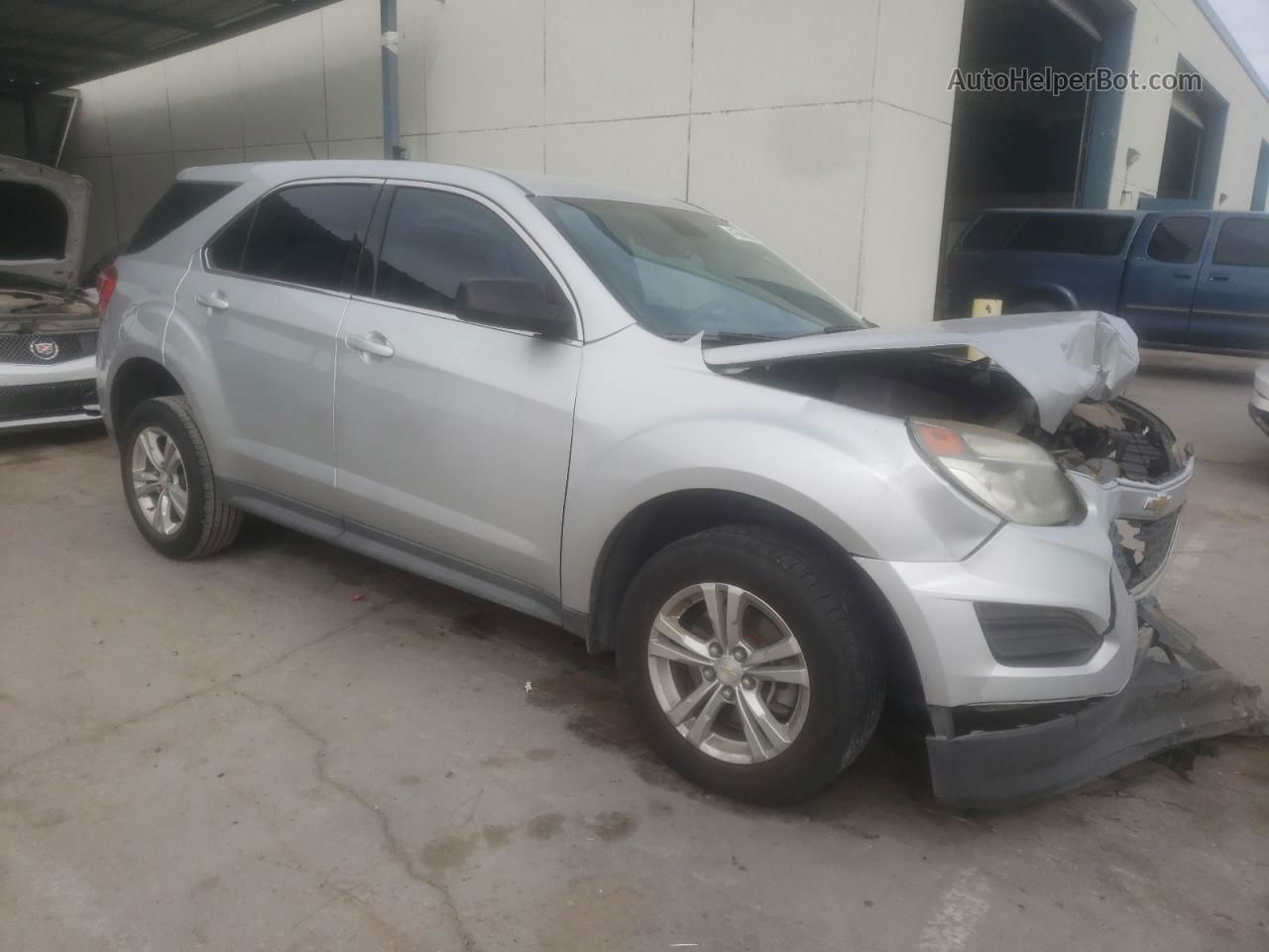 2017 Chevrolet Equinox Ls Silver vin: 2GNALBEK6H1574210