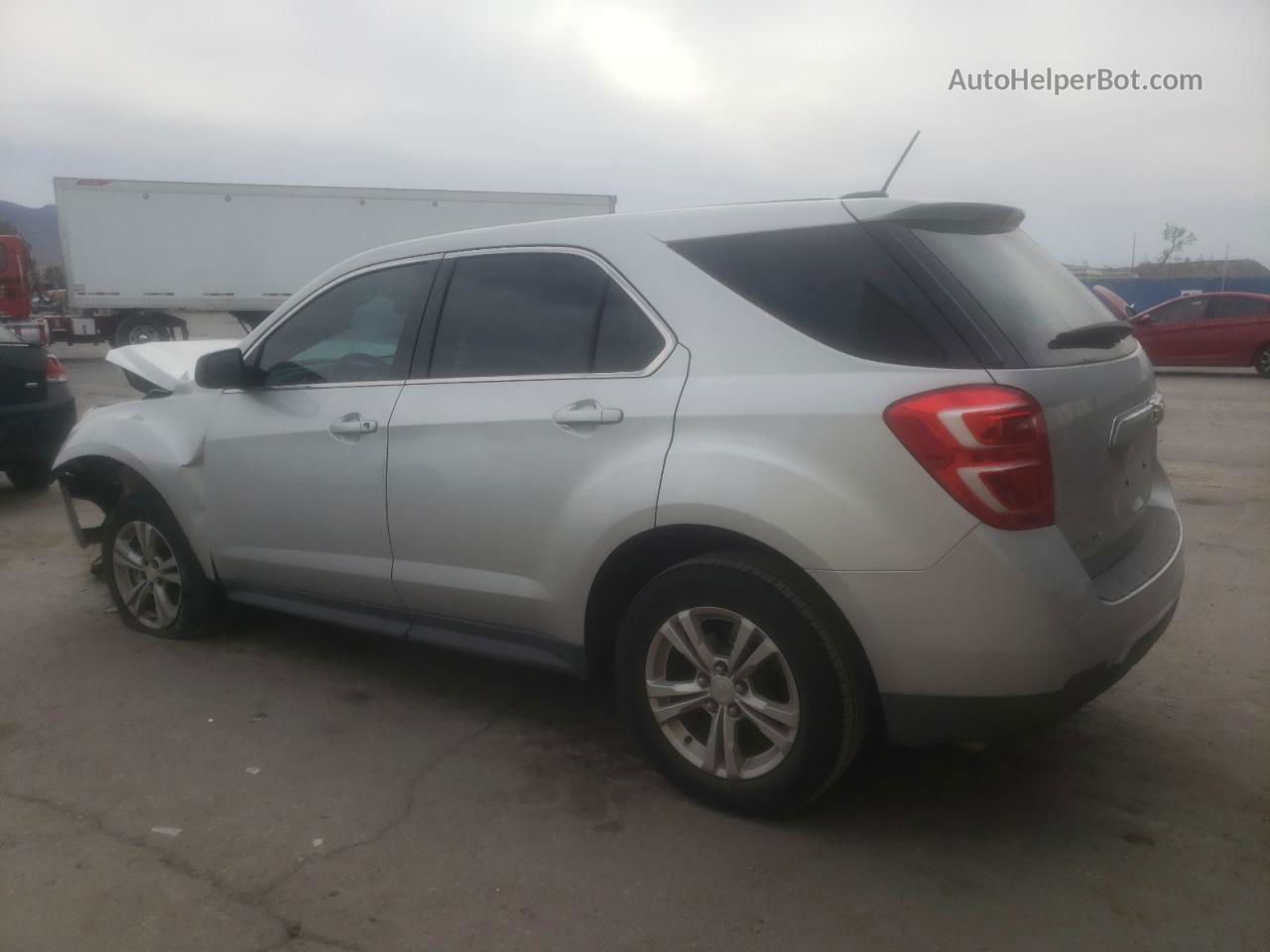 2017 Chevrolet Equinox Ls Silver vin: 2GNALBEK6H1574210