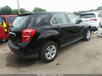 2017 Chevrolet Equinox Ls Black vin: 2GNALBEK6H1608064