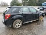 2017 Chevrolet Equinox Ls Черный vin: 2GNALBEK6H1610798