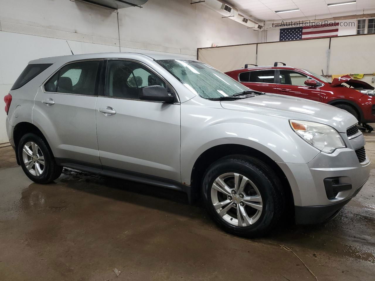 2012 Chevrolet Equinox Ls Silver vin: 2GNALBEK7C1156621