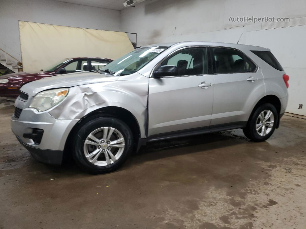 2012 Chevrolet Equinox Ls Silver vin: 2GNALBEK7C1156621