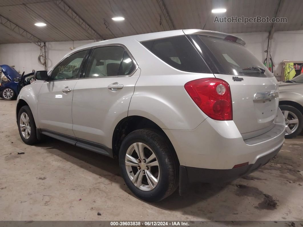 2012 Chevrolet Equinox Ls Silver vin: 2GNALBEK7C1216767