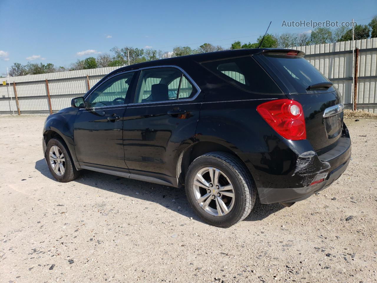 2012 Chevrolet Equinox Ls Black vin: 2GNALBEK7C1266567