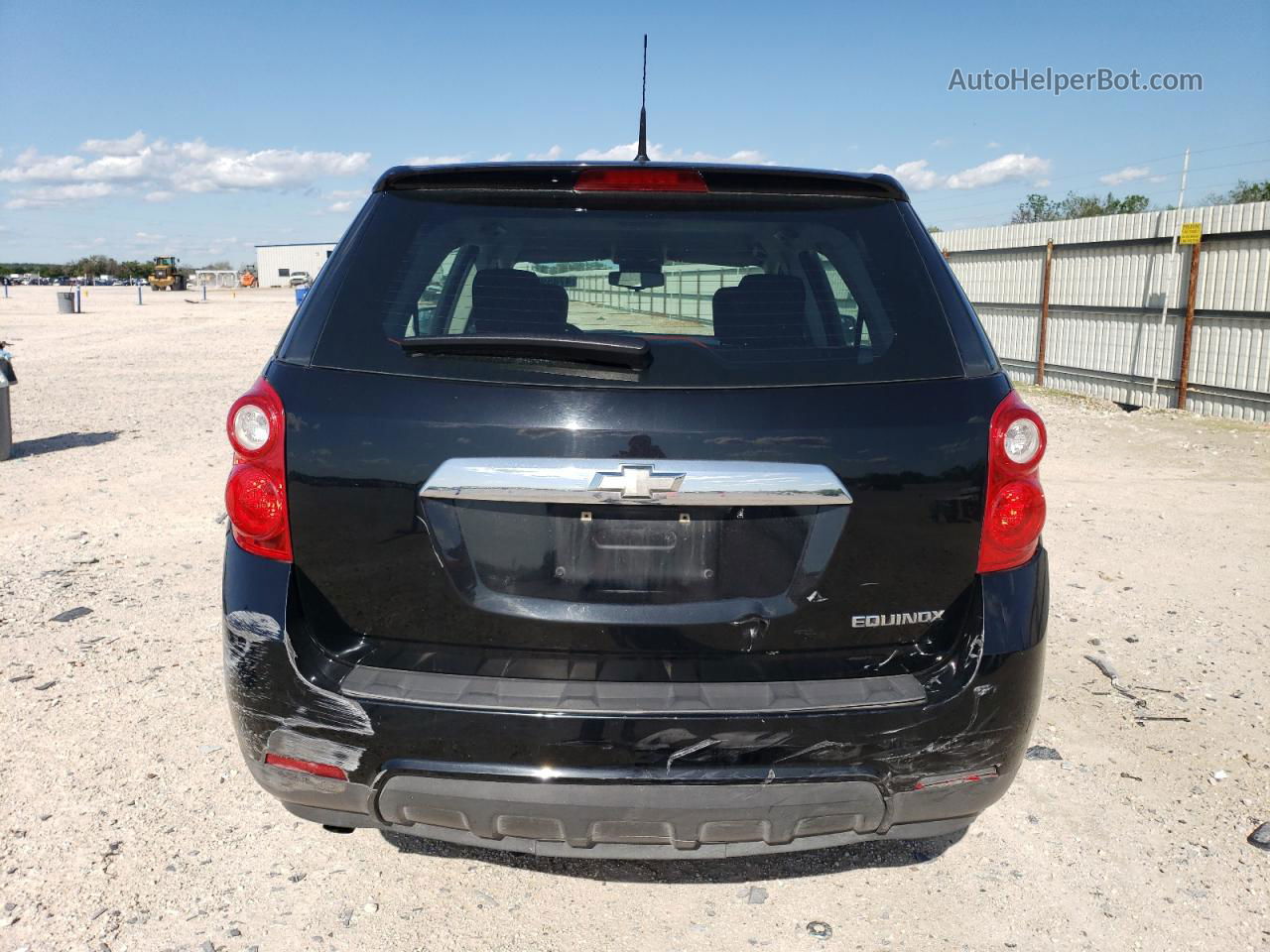 2012 Chevrolet Equinox Ls Black vin: 2GNALBEK7C1266567