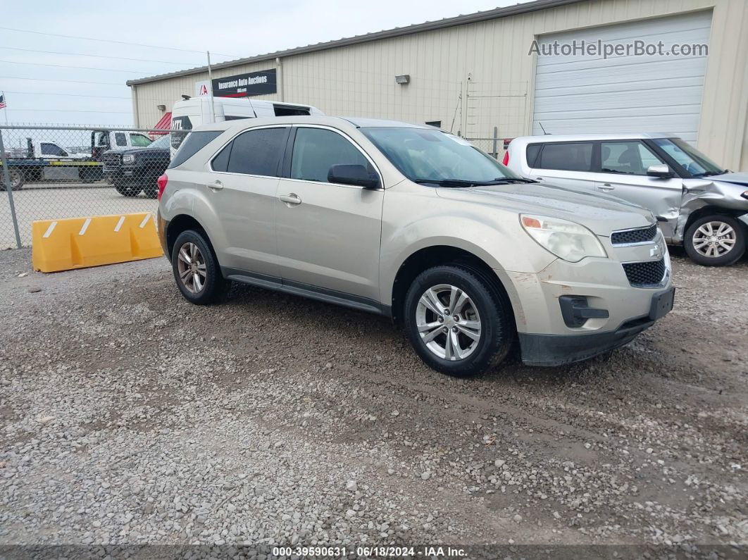 2012 Chevrolet Equinox Ls Gold vin: 2GNALBEK7C6168500