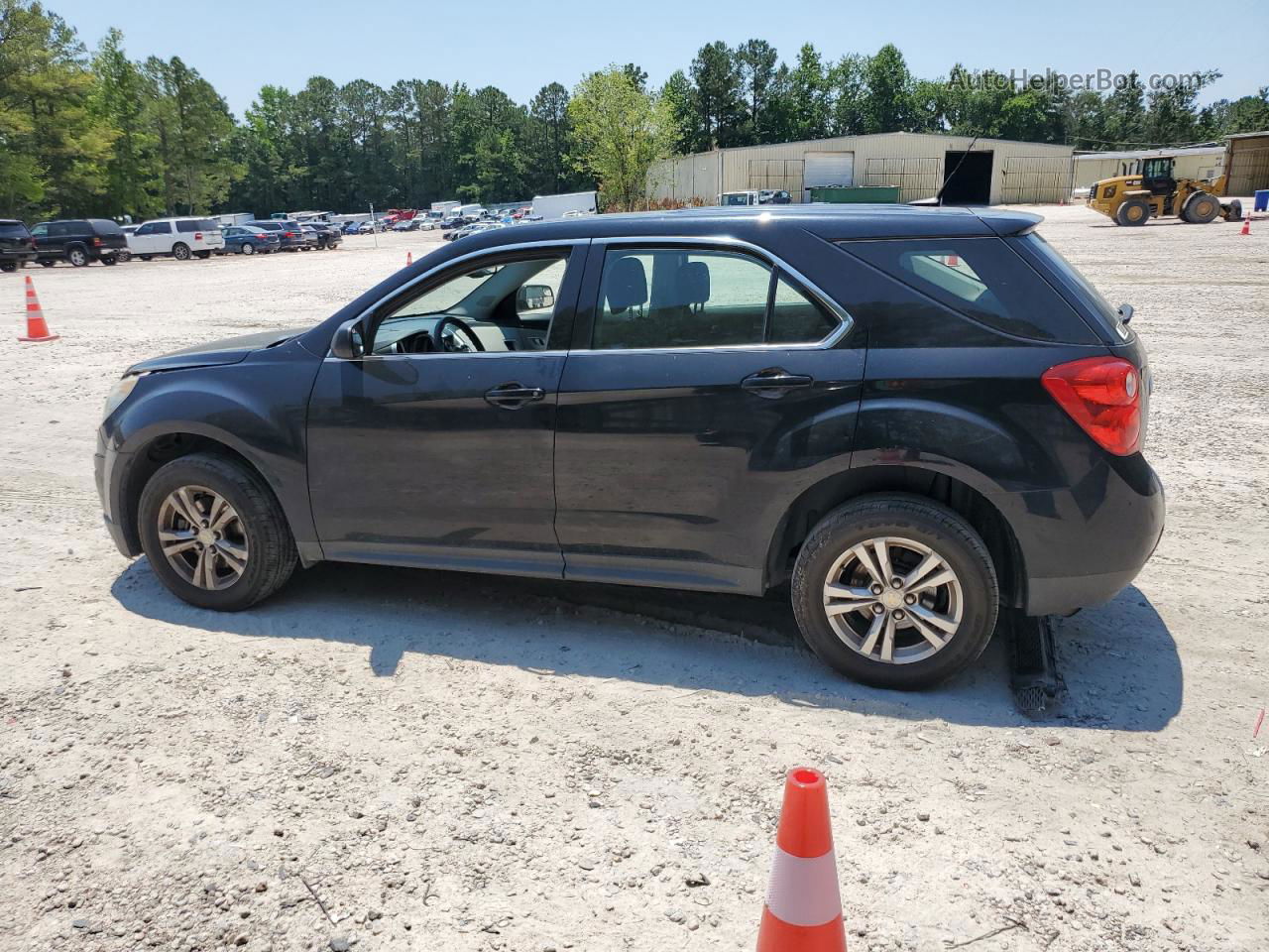 2012 Chevrolet Equinox Ls Black vin: 2GNALBEK7C6334823