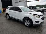 2016 Chevrolet Equinox Ls White vin: 2GNALBEK7G1118621