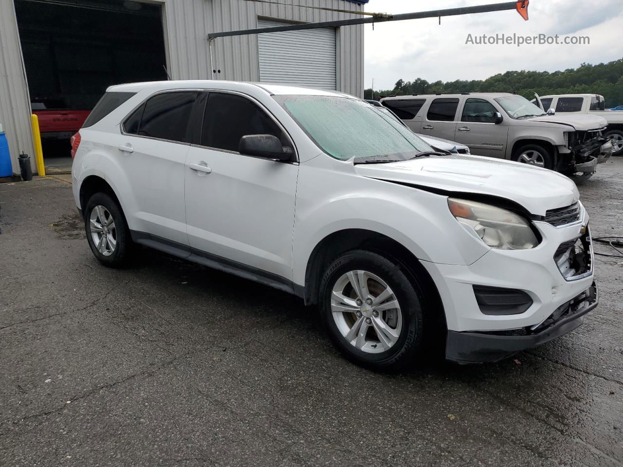 2016 Chevrolet Equinox Ls Белый vin: 2GNALBEK7G1118621