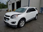 2016 Chevrolet Equinox Ls White vin: 2GNALBEK7G1118621