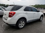 2016 Chevrolet Equinox Ls White vin: 2GNALBEK7G1118621