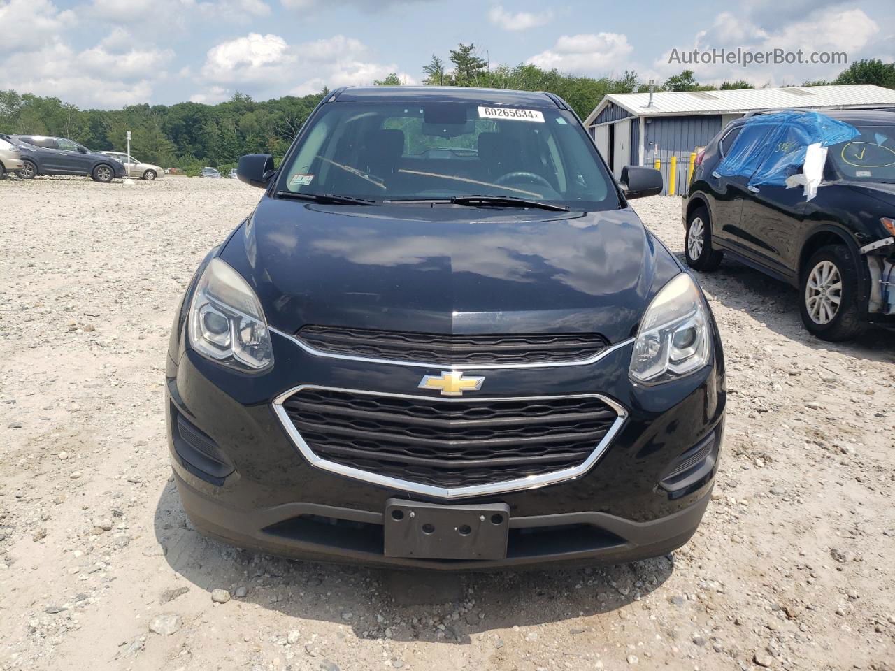 2016 Chevrolet Equinox Ls Черный vin: 2GNALBEK7G1131417