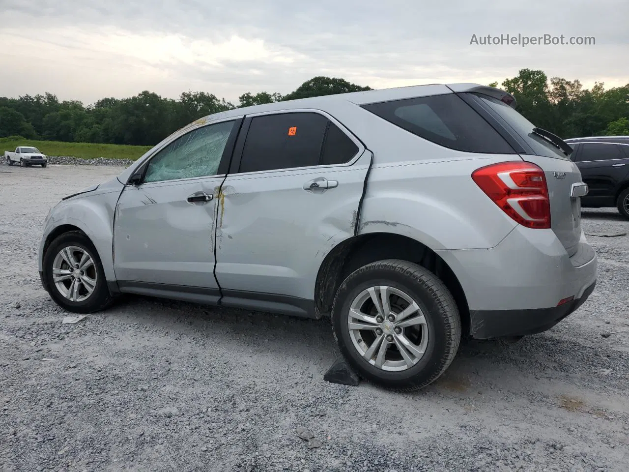 2016 Chevrolet Equinox Ls Silver vin: 2GNALBEK7G1134933