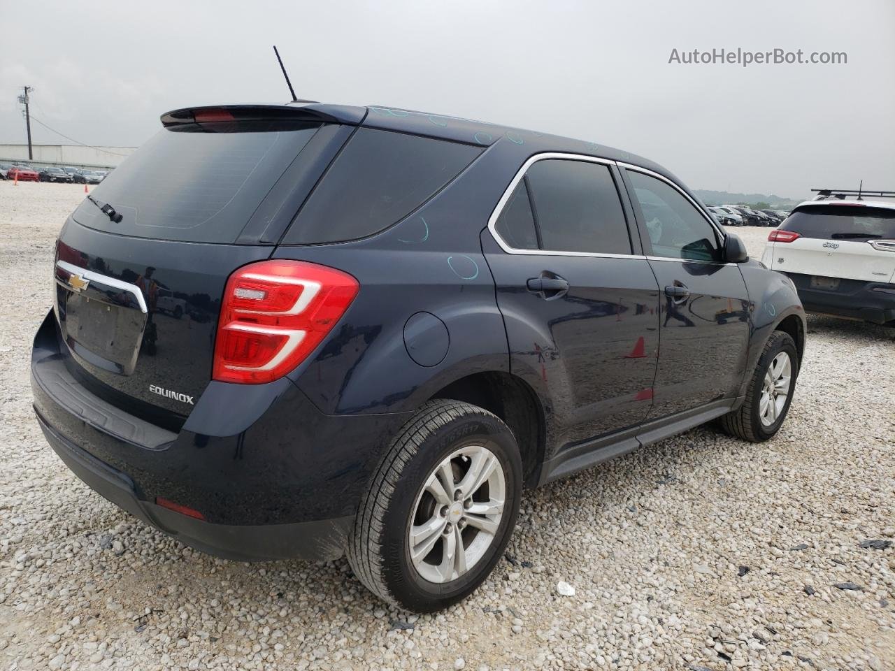 2016 Chevrolet Equinox Ls Blue vin: 2GNALBEK7G1142210